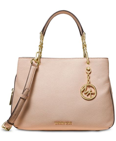 michael michael kors lillie pebble leather satchel|MICHAEL Michael Kors Lillie Pebble Leather Satchel .